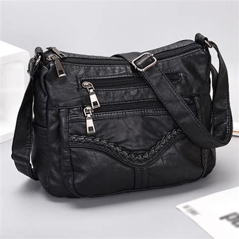 black shoulder bag for women small